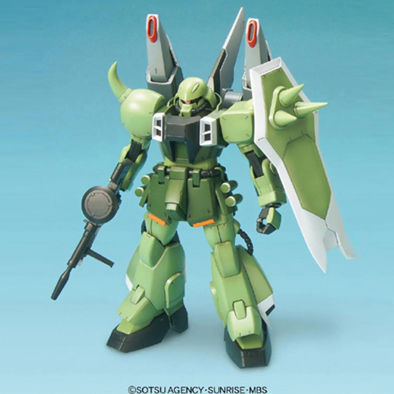 GUNDAM - NG 1/100 Zaku Warrior + Blaze Wizard & Gunner Wizard - Model Kit