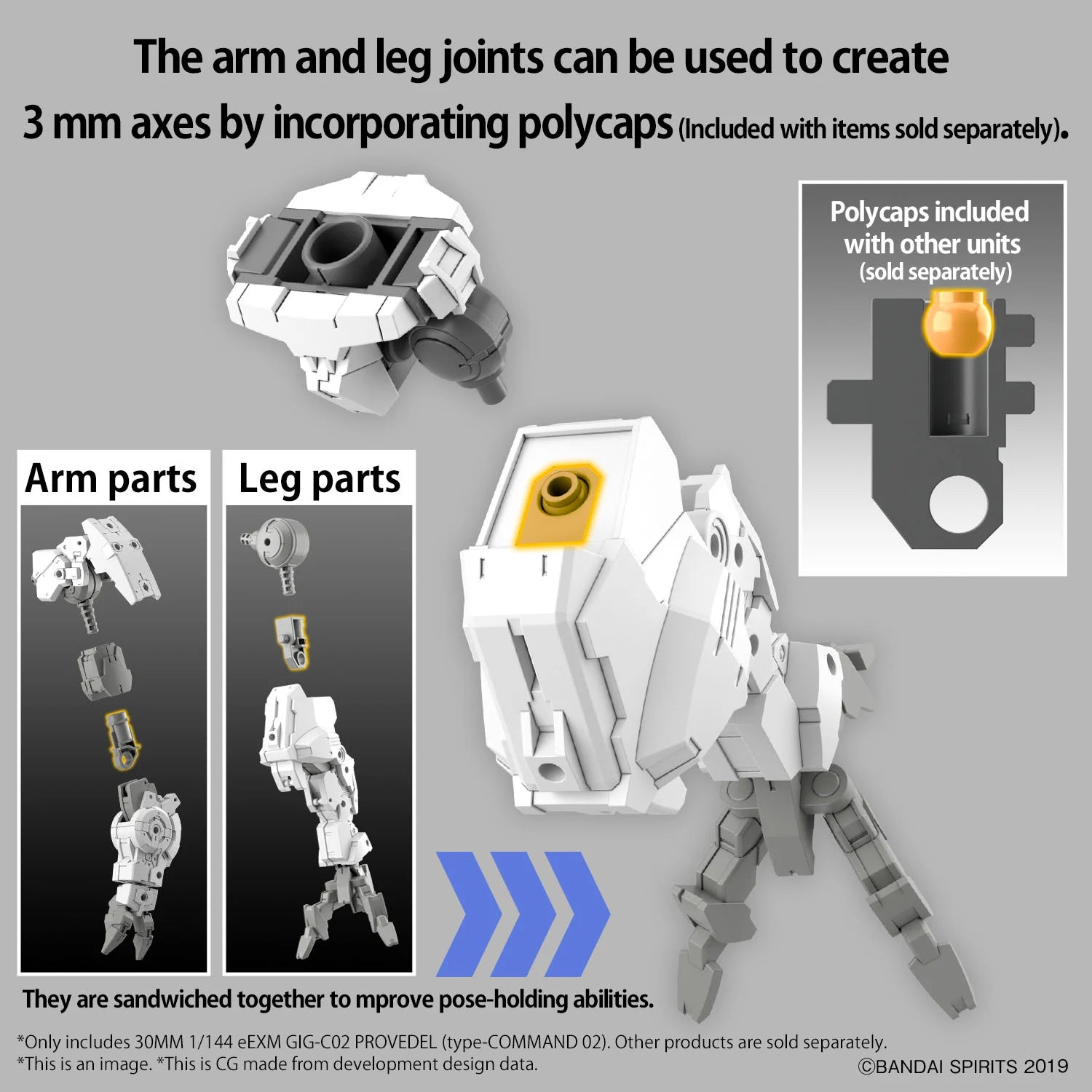 30MM - 1/144 - eEXM GIG-C02 Provedel (Type-Command 02) - Model Kit