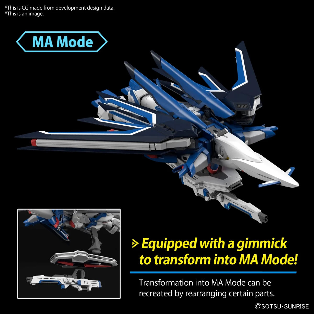 GUNDAM - HG 1/144 - Rising Freedom Gundam - Model Kit