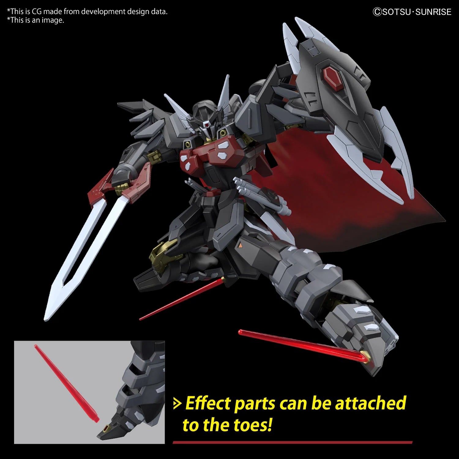 GUNDAM - HG 1/144 - Black Knight Squad Shi-ve.A - Model Kit