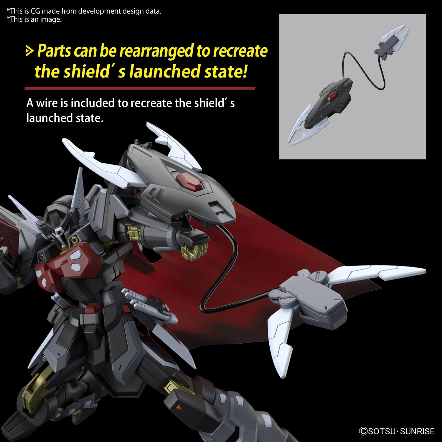 GUNDAM - HG 1/144 - Black Knight Squad Shi-ve.A - Model Kit
