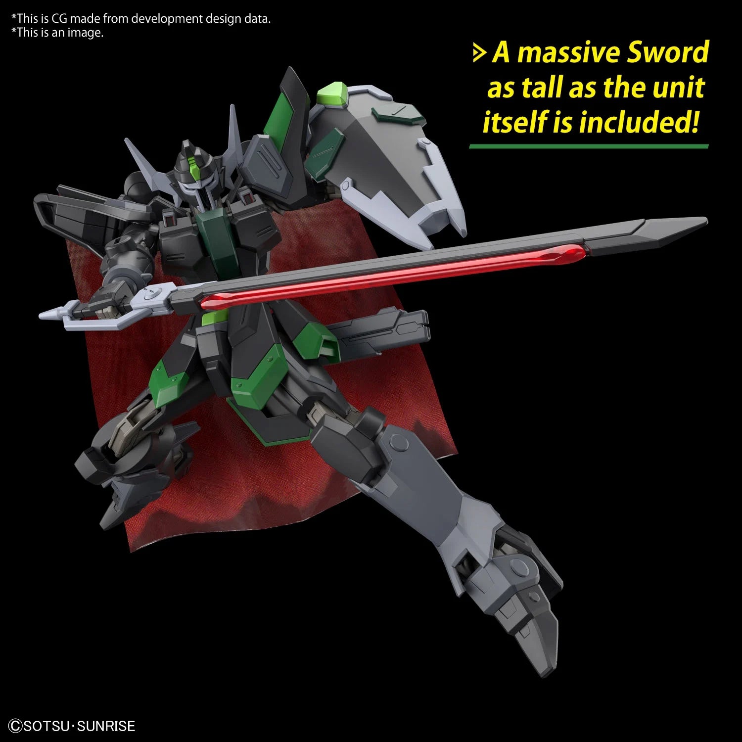 GUNDAM - HG 1/144 - Black Knight Squad Rud-ro.A - Model Kit