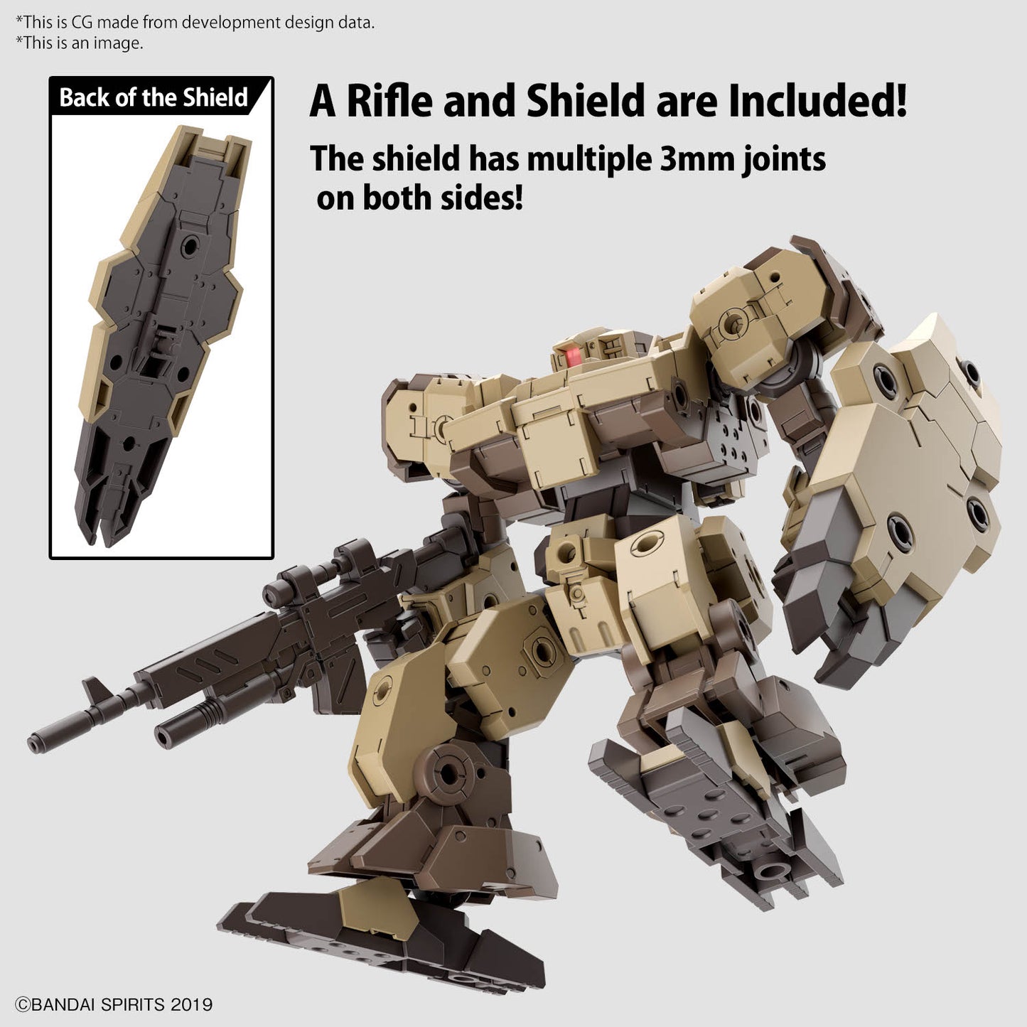30MM - 1/144 - eEXM-9 Baskyrotto (Brown) - Model Kit