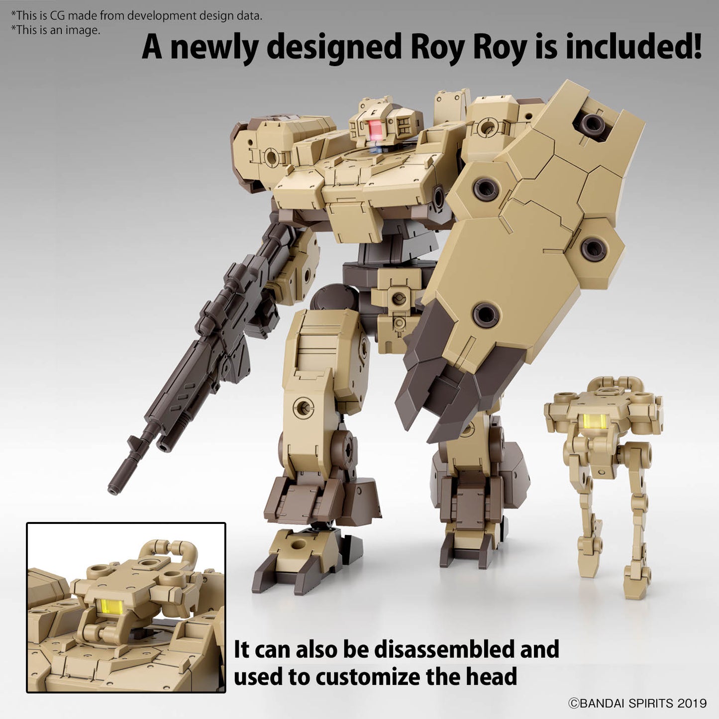 30MM - 1/144 - eEXM-9 Baskyrotto (Brown) - Model Kit