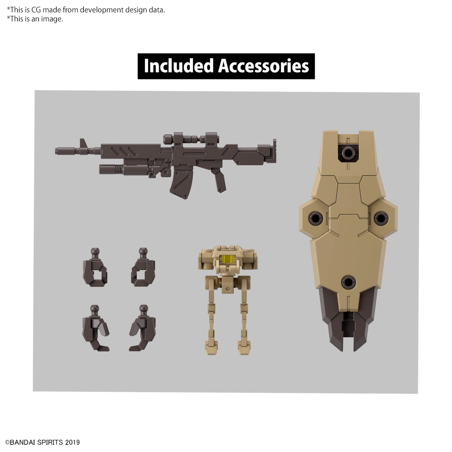 30MM - 1/144 - eEXM-9 Baskyrotto (Brown) - Model Kit