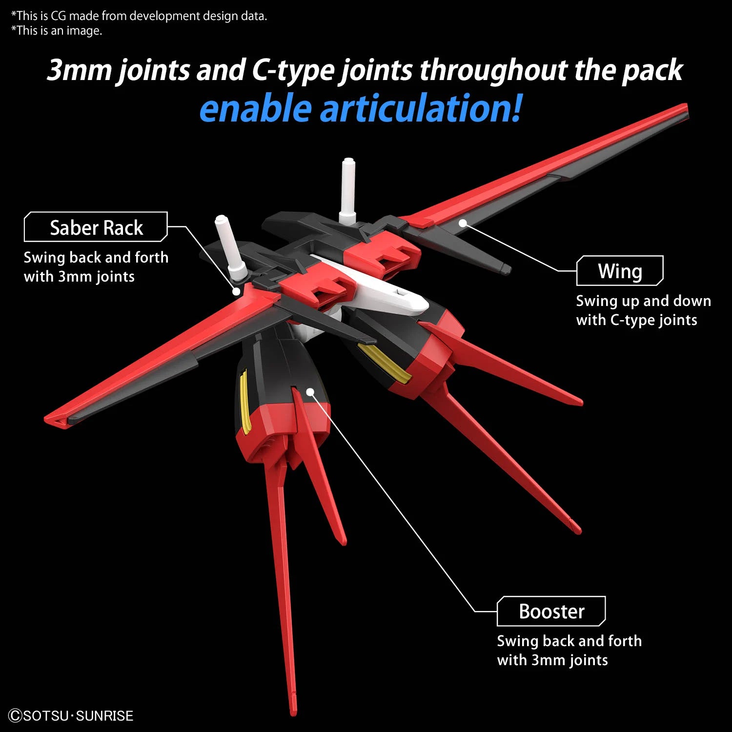 GUNDAM - Option Parts Set Gunpla 1 (Aile Striker) - Model Kit