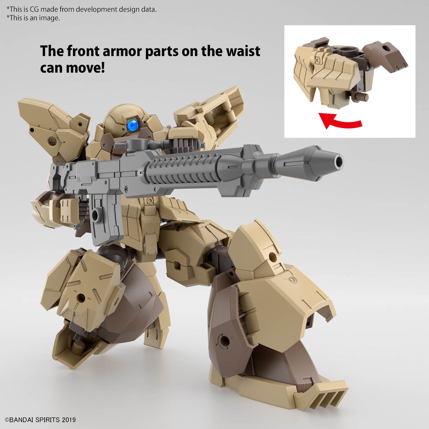 30MM - 1/144 - bEXM-28 Revernova (Brown) - Model Kit