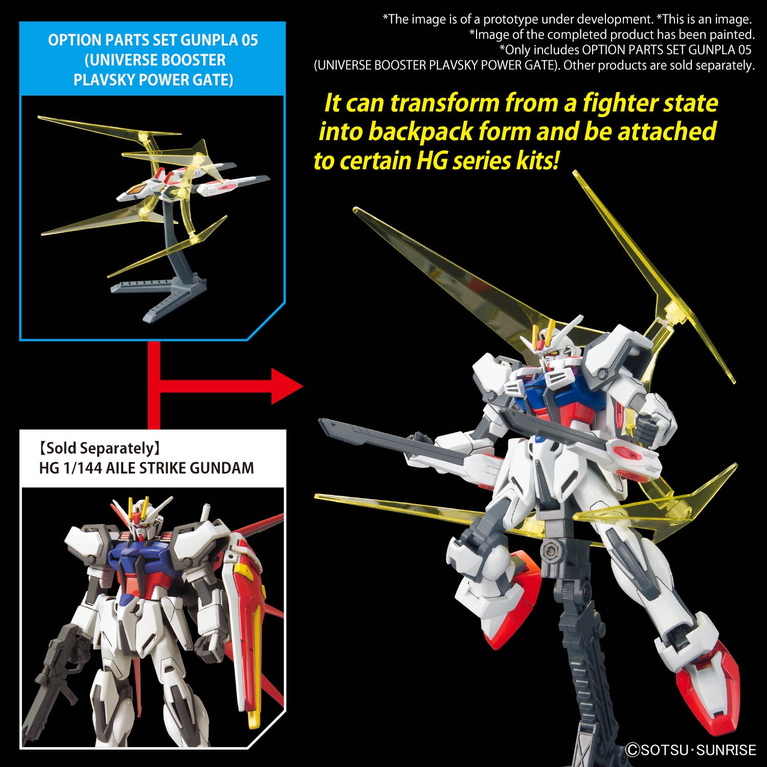 HGBC 1/144 Universe Booster Plavsky Power Gate - Model Kit