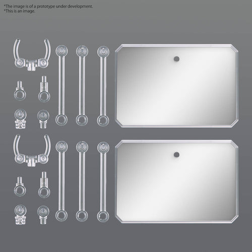 GUNDAM - Action Base 6 (Clear Color) Mirror Stickers Set