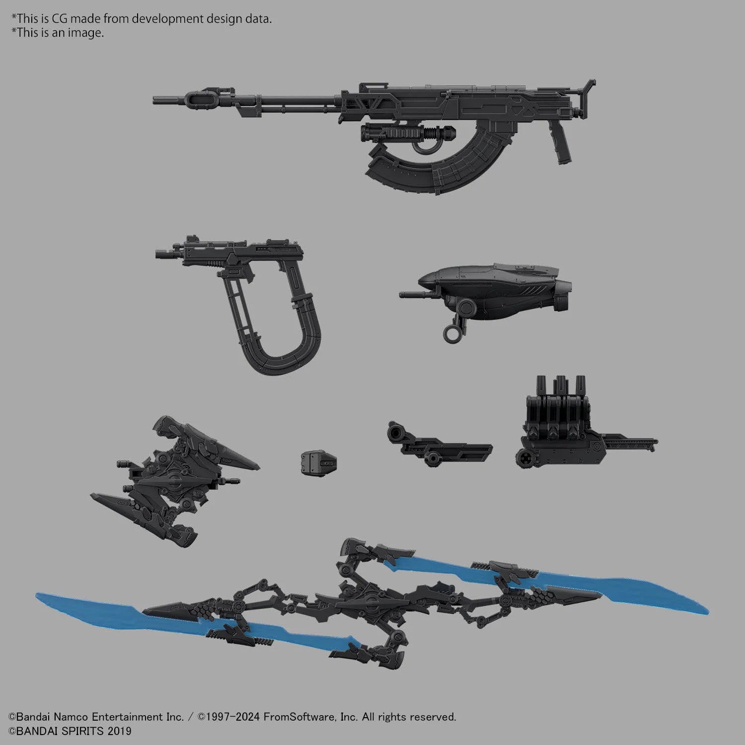 ARMORED CORE VI - 30MM - Schneider Nachtreiher/40E Steel Haze - Model Kit