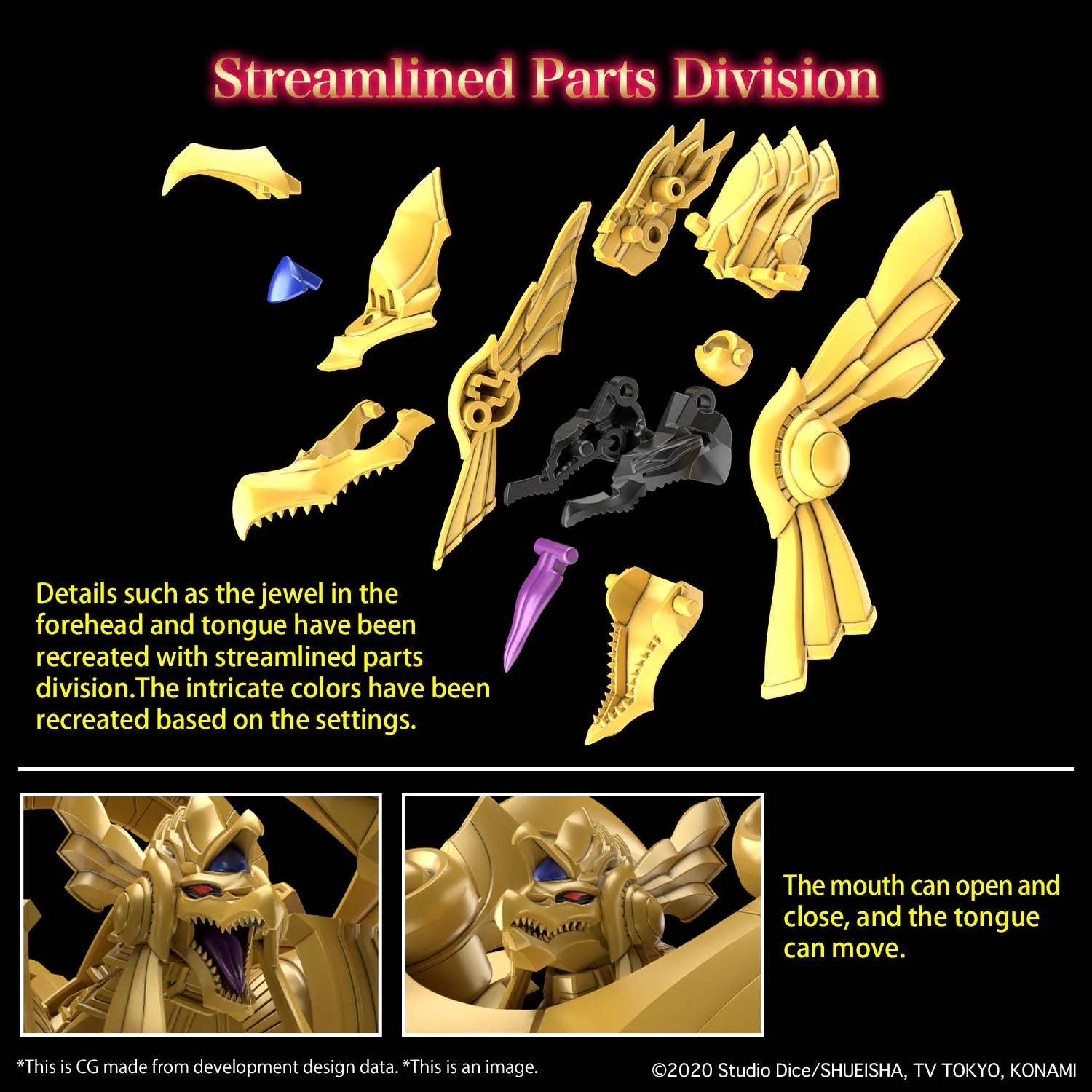 YU-GI-OH - Figure-rise STD Ampl. Winged dragon of Ra