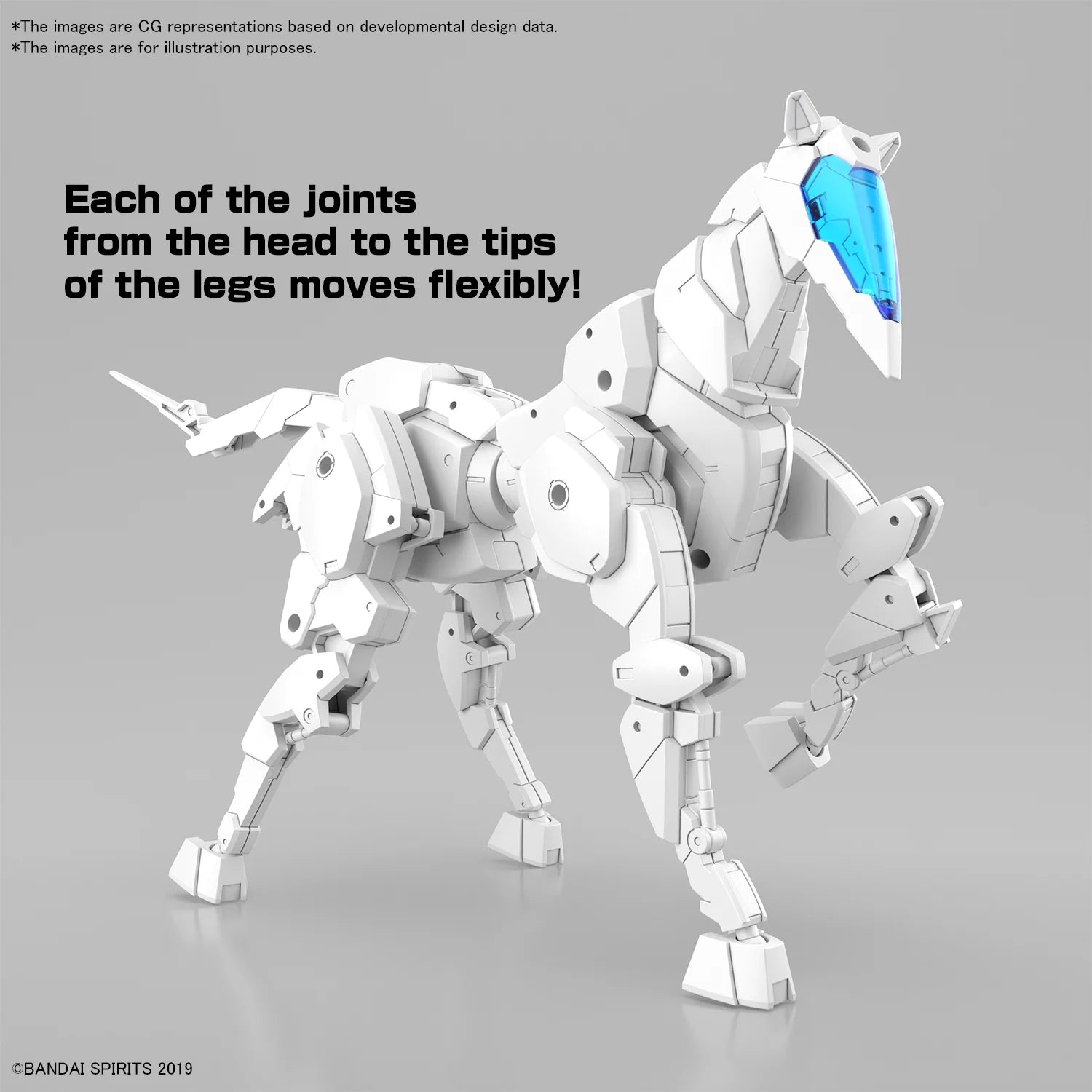 30MM - 1/144 - Extended Armament Vehicule (Horse Mecha) White