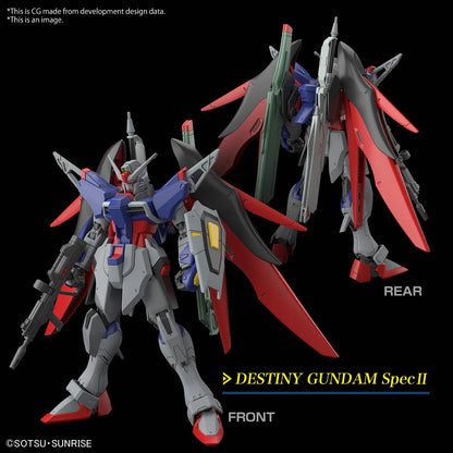 GUNDAM - HG 1/144 - Destiny Gundam Spec II & Zeus silhouette