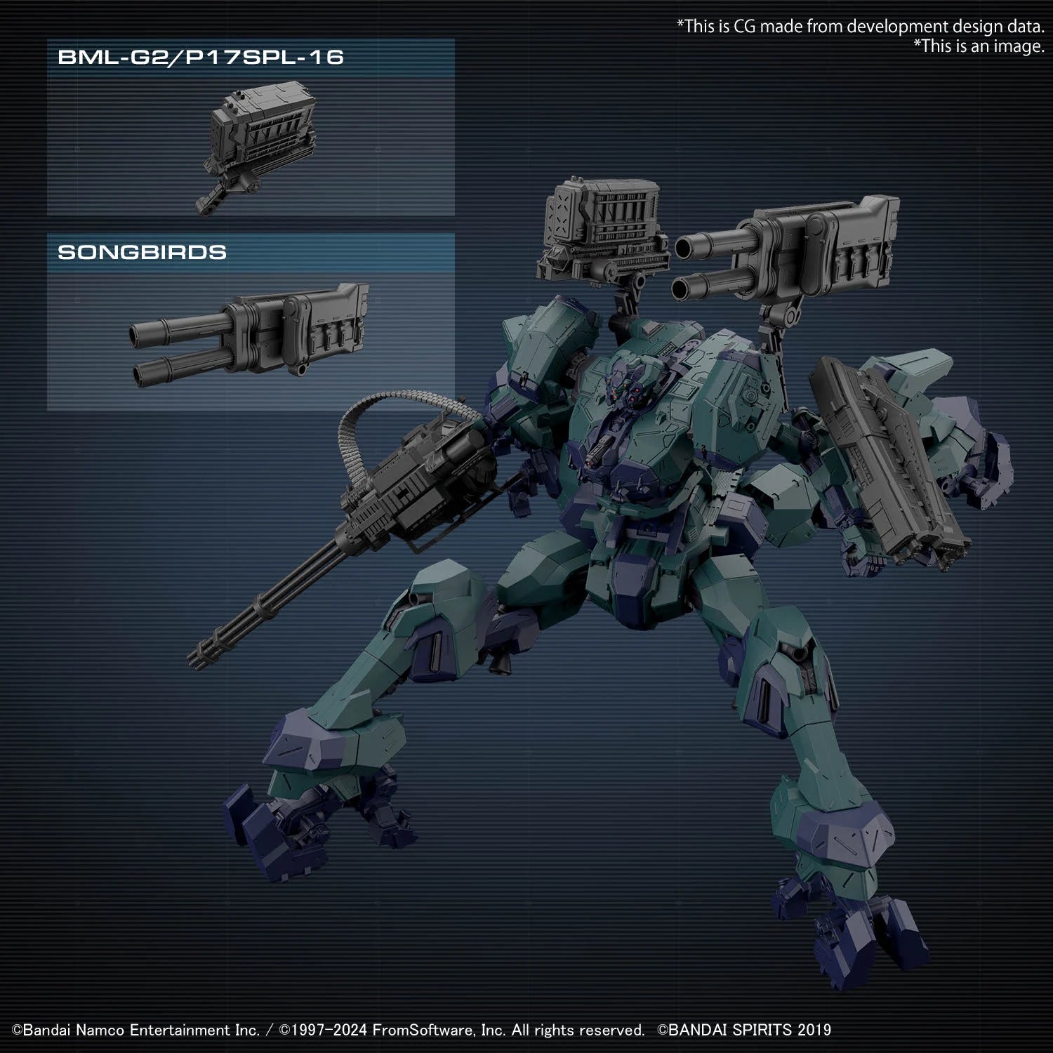 ARMORED CORE VI - 30MM - BD-011 Melander Liger Tail