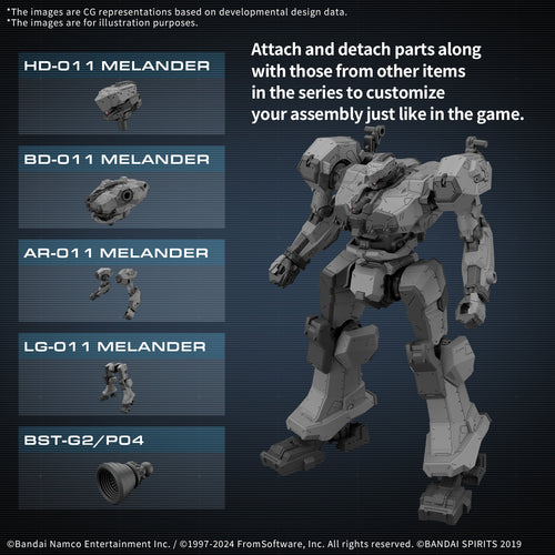 ARMORED CORE VI - 30MM - Balam Industries BD-011 Melander