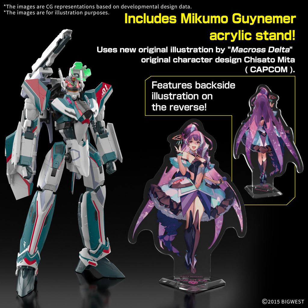 MACROSS - HG 1/100 VF-31S Siegfried (Arad Molders Use) Deluxe Set - image 2
