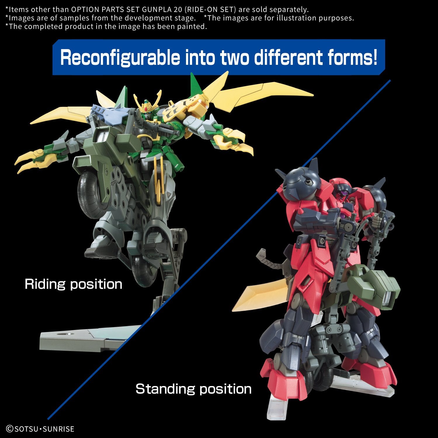 GUNDAM - Option Parts Set Gunpla 20 (Ride-on Set) - image 5