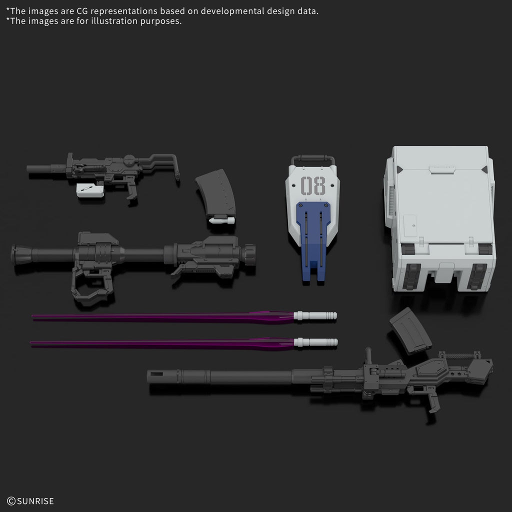 RG 1/144 - RX-79[G] Gundam Ground Type - equipments