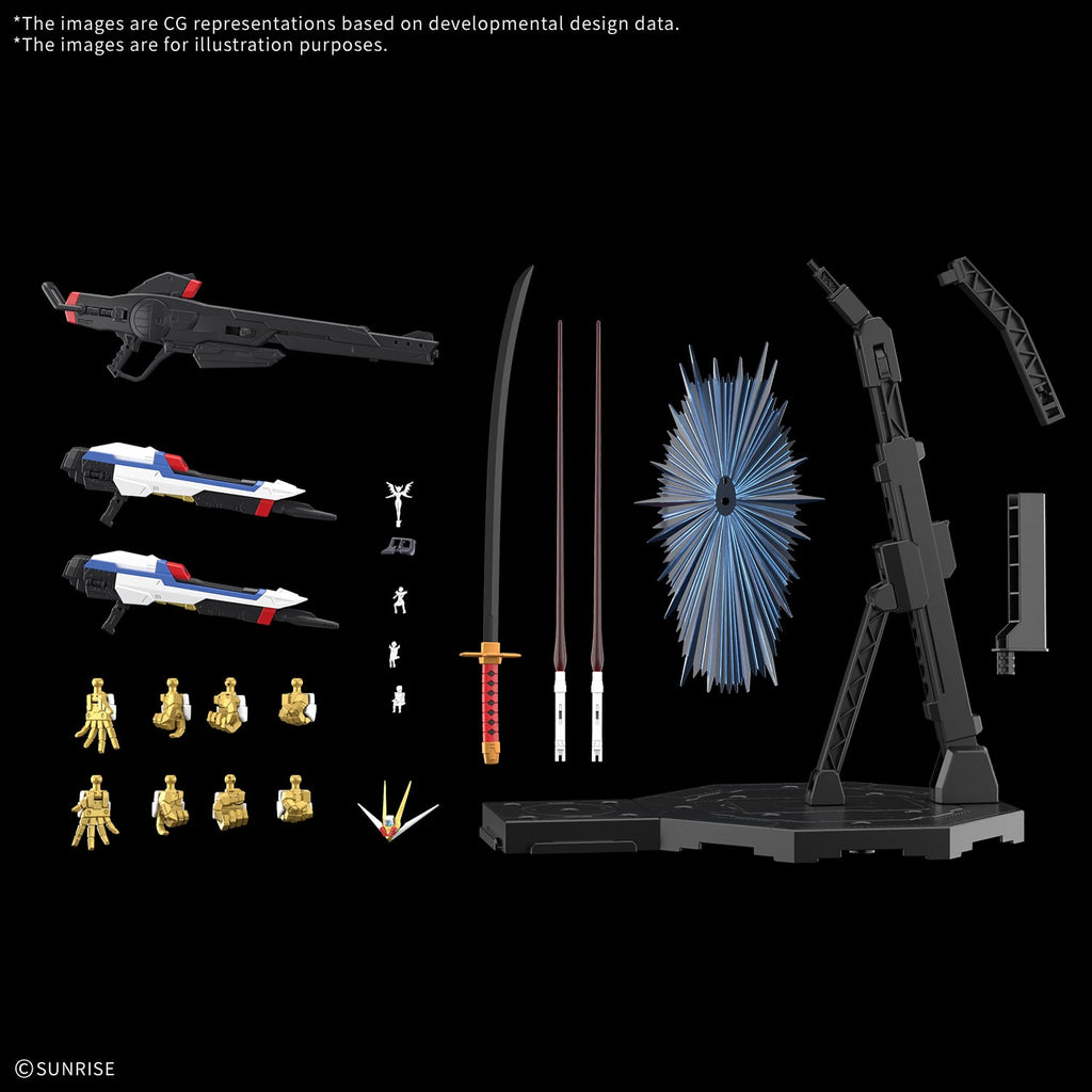 MGEX 1/100 - Mighty Strike Freedom Gundam - equipments and parts