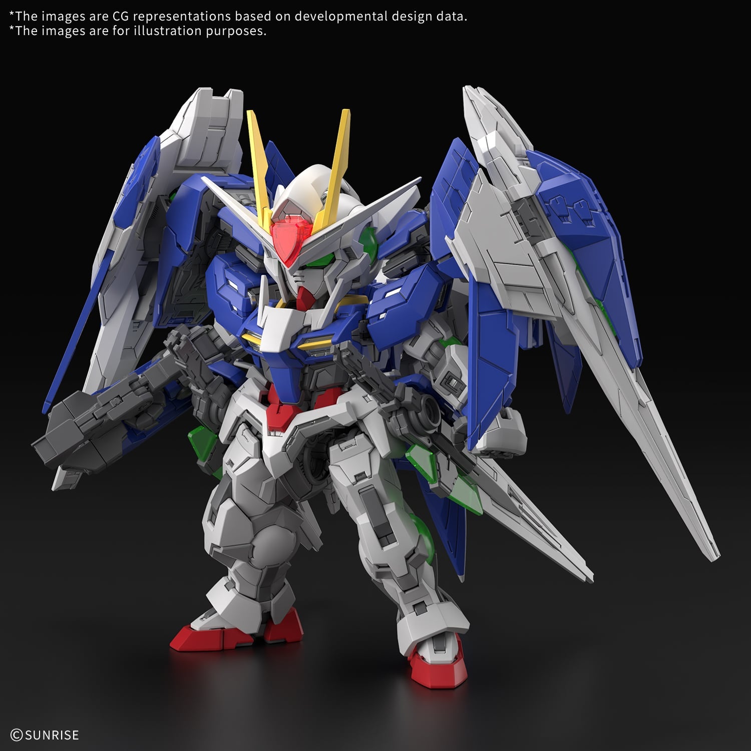 MGSD - 00 Raiser Gundam - front 