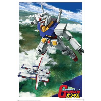 GUNDAM - Mobile Suit RX-78 Flight - Poster 61x91cm