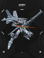 X-PLAY J-35 Qiong Sheng en pose de vol avec ailes déployées et armement visible