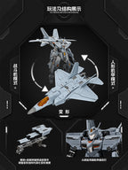 Accessoires inclus du X-PLAY J-35 Qiong Sheng : armes, mains interchangeables et éléments optionnels