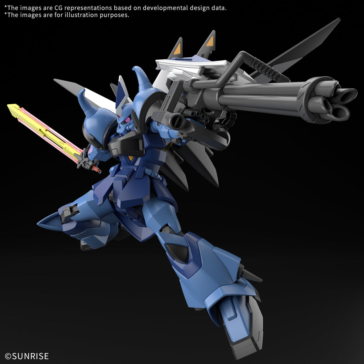 HG 1/144 Gouf Ignited Custom Freedom Zero Ver. fight mode
