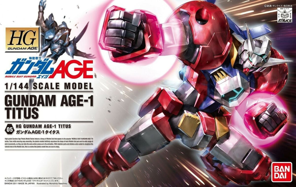 HG 1/144 Gundam AGE-1 Titus artbox