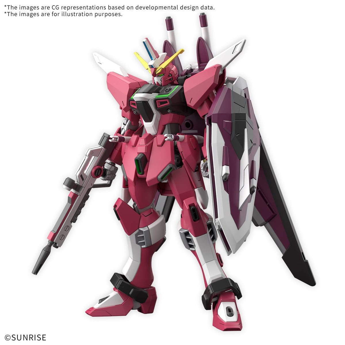 HG 1/144 Infinite Justice Gundam & Booster Unit (Tentative) Freedom Zero Ver. front