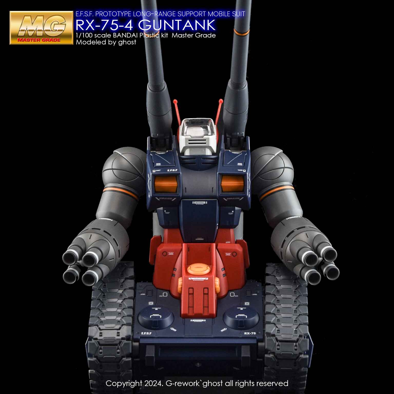 G-Rework - MG RX-75-4 Guntank - WaterDecal – Zone Gunpla