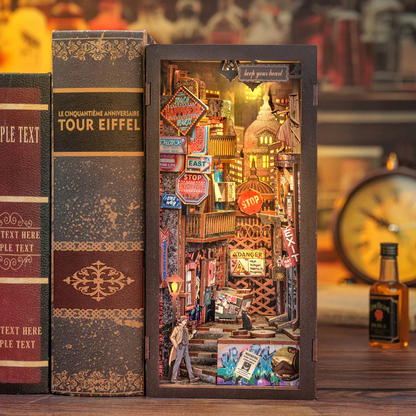 BOOK NOOK KIT - DIY - Le Long Adieu - 238pc + Eclairage LED - Image 1