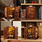 BOOK NOOK KIT - DIY - Librairie des Mémoires - 127pc + Eclairage LED - Image 5