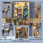 MINIATURE HOUSE - DIY - Agence de Voyages de l'Âme - 97pc + Eclairage LED - Image 5