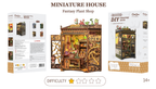 MINIATURE HOUSE - DIY - Magasin de Plantes Féériques - 146pc + Eclairage LED - Image 2