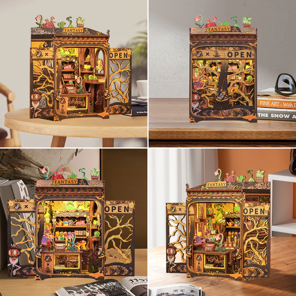 MINIATURE HOUSE - DIY - Magasin de Plantes Féériques - 146pc + Eclairage LED - Image 6