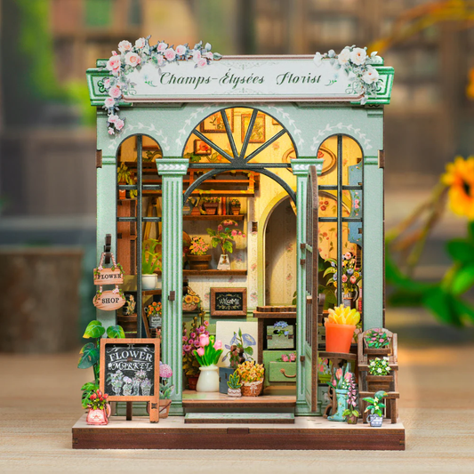 MINIATURE HOUSE - DIY - Fleuriste Champs-Elysées - 199pc + Eclairage LED - Image 1