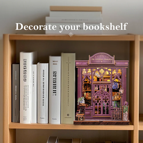 MINIATURE HOUSE - DIY - Librairie Astrologie - 155pc + Eclairage LED - Image 4