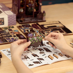MINIATURE HOUSE - DIY - Librairie Astrologie - 155pc + Eclairage LED - Image 5