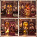 BOOK NOOK KIT - DIY - Librairie de la Sagesse - 281pc + Eclairage LED - Image 5