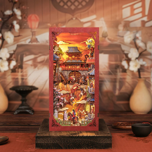 BOOK NOOK KIT - DIY - La Légende de Mulan - 298pc + Eclairage LED - Image 1