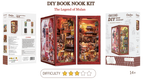 BOOK NOOK KIT - DIY - La Légende de Mulan - 298pc + Eclairage LED - Image 2