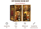 ブックコーナーキット - DIY - 永遠の書店 - 172ピース + LED照明