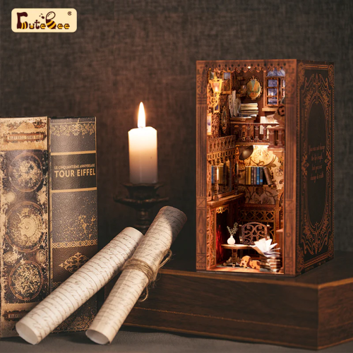 BOOK NOOK KIT - DIY - The Eternal Bookstore - 172pc + LED Lighting
