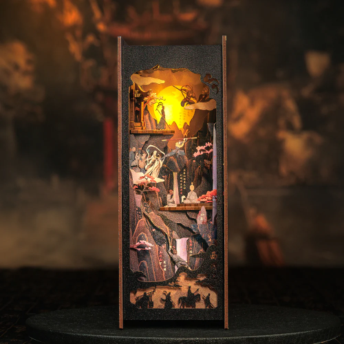 BOOK NOOK KIT - DIY - La Légende de Wukong - 89pc + Eclairage LED - Image 1