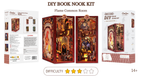 BOOK NOOK KIT - DIY - Salle Commune Flâme - 226pc + Eclairage LED - Image 2