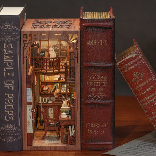 BOOK NOOK KIT - DIY - Le Rythme Secret - 355pc + Eclairage LED - Image 1