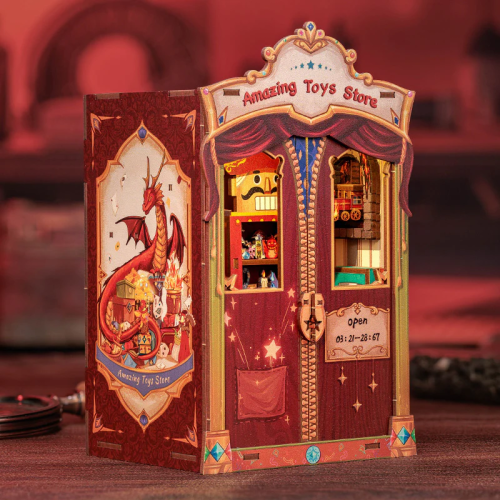 BOOK NOOK KIT - DIY - Magasin de Jouets - 107pc + Eclairage LED - Image 5