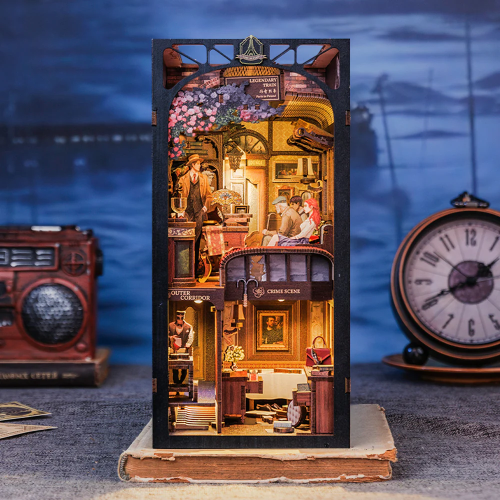 BOOK NOOK KIT - DIY - Le Train Mystère - 338pc + Eclairage LED - Image 1