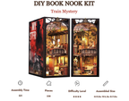 BOOK NOOK KIT - DIY - Le Train Mystère - 338pc + Eclairage LED - Image 2
